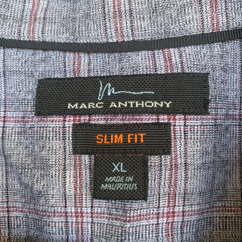 Marc Anthony Casual Button Down Shirt Men's Size XL Slim Fit - Picture 3 of 3